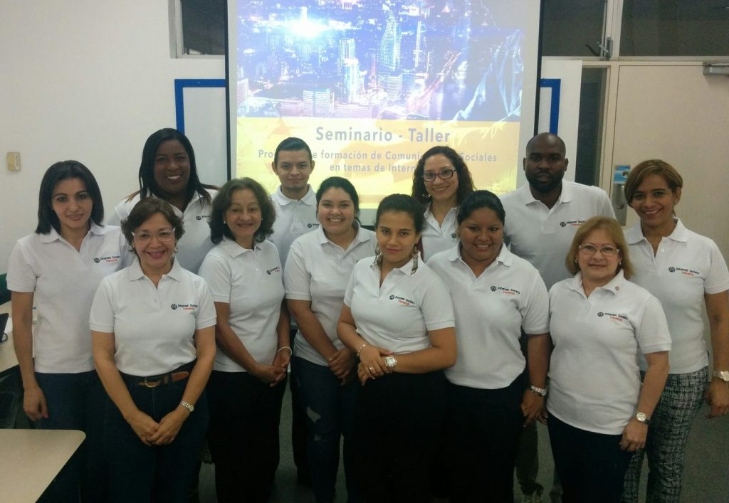 Sesión del Programa de Formación de Comunicadores Sociales en temas de Internet, ISOC Panamá y USMA, 2018